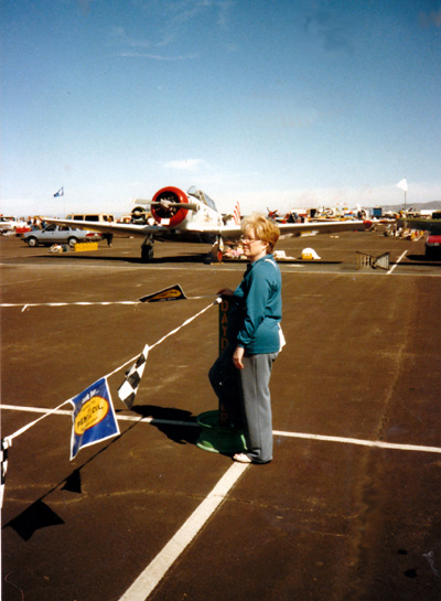 Liz at Air Show