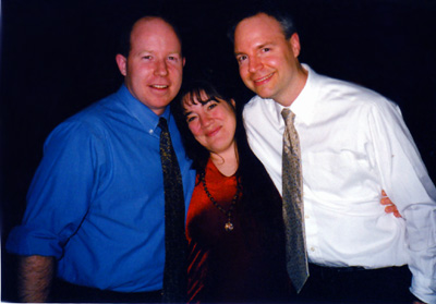 Jeff, Marguerite, Skip at Skips Wedding